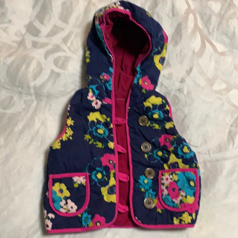 Colorful reversible vest